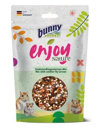 Bunny Nature Snacks Enjoy Nature Mix con Larvas de Mosca Soldado 6x90 gr