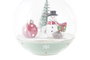 DKD Home Decor Decoración Colgante de PVC con Muñeco de Nieve y LED Surtida