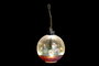 DKD Home Decor Decoración Colgante de PVC con Muñeco de Nieve y LED Surtida