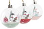 DKD Home Decor Decoración Colgante de PVC con Muñeco de Nieve y LED Surtida