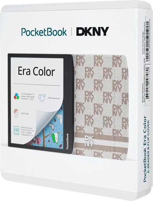 PocketBook Era Color - Lector de eBooks 7" (17.8 cm) Pantalla Táctil a Color E Ink Kaleido, 32 GB, WiFi, Negro o Azul Claro