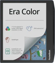 PocketBook Era Color - Lector de eBooks 7" (17.8 cm) Pantalla Táctil a Color E Ink Kaleido, 32 GB, WiFi, Negro o Azul Claro