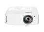 Optoma 4K400STx Proyector de Corto Alcance, 4000 Lúmenes ANSI, True UHD 4K (3840x2160), DLP, 3D, Compatible HDR y HLG, Blanco