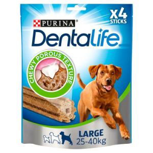 Purina Dentalife Snack Dental para Perro Grande, Large 6x142g - Reduce Placa y Sarro