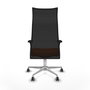 PIQUERAS Y CRESPO Sillón Albacete Sincro Naranja y Negro con Base de Aluminio