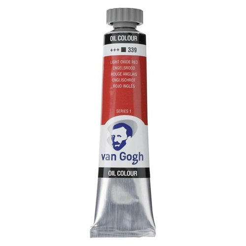 Van Gogh Pintura al óleo Rojo Inglés 339 Tubo 20 ml Van Gogh Pintura al óleo Rojo Inglés 339 Tubo 20 ml