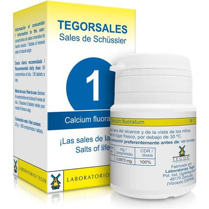TEGOR Tegorsal Nº 1 Calcium fluoratum 20 g