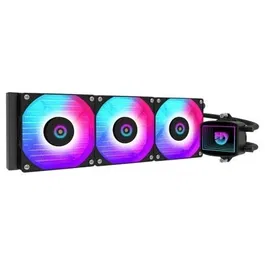 Hiditec LQ360 Sistema de Refrigeración Líquida con 3 Ventiladores ARGB 120mm y Base de Cobre para PC - Negro