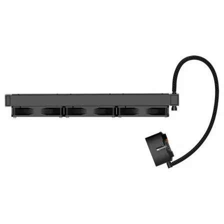 Hiditec LQ360 Sistema de Refrigeración Líquida con 3 Ventiladores ARGB 120mm y Base de Cobre para PC - Negro