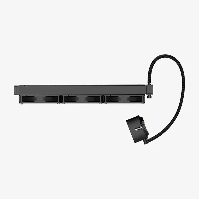 Hiditec LQ360 Kit de Refrigeración Líquida AIO CPU 360mm Negro, 3 Ventiladores ARGB PWM FDB, Bomba Aluminio/Cobre, Sincronización RGB, Compatible Intel/AMD, TDP 340W