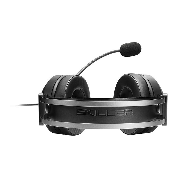 Sharkoon Skiller SGH30 Auriculares Gaming Stereo USB con Micrófono Boom, Diadema Circumaural Negro, Luz Multicolor, Cable 2.4 m