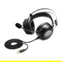 Sharkoon Skiller SGH30 Auriculares Gaming Stereo USB con Micrófono Boom, Diadema Circumaural Negro, Luz Multicolor, Cable 2.4 m