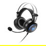 Sharkoon Skiller SGH30 Auriculares Gaming Stereo USB con Micrófono Boom, Diadema Circumaural Negro, Luz Multicolor, Cable 2.4 m