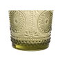 DKD Home Decor Vaso Colonial Verde Cristal 8.6 x 10 x 8.6 cm Set de 6 Piezas 310ml