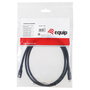 EQUIP 128441 Cable USB-C a USB-C 4.0 80Gbps, USB4 Gen4x2, PD240W, DisplayPort 1.4a, 8K, HDR10, 1.2m, Negro
