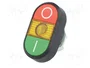 ABB Interruptor doble rojo/verde 22mm MLB-1