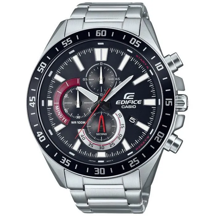 Reloj Hombre Casio EFV620D1A4VUE Negro Plateado Reloj Hombre Casio EFV620D1A4VUE Negro Plateado