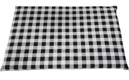 Bamboo Colchón con Cremallera para Mascotas 105x70x9cm, Diseño Vichy, Resistente y Fácil de Limpiar