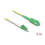 DeLOCK Cable de fibra óptica LC-APC a SC-APC Simplex Singlemode OS2 3 m