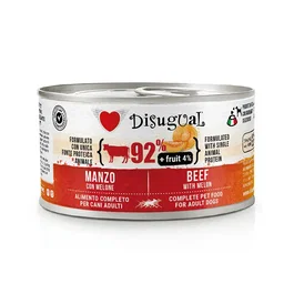 Disugual Fruit Dog Comida para Perro Ternera y Melón 12 Latas x 150 gr