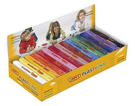 Jovi Plastilina Pastilla 150 gr Colores Surtidos Caja Expositora 15 Ud