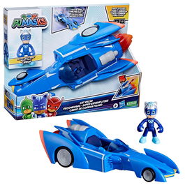 Hasbro Figura Gatomóvil Pj Masks Power de Gatuno con Luces y Sonidos para Niños
