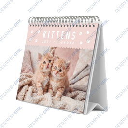 ERIK Calendario de Escritorio 2027 Gatitos 19,5x16,5cm