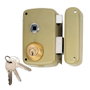 Lince 95056BHE60D Cerradura Sobreponer con Cilindro, Entrada 60mm, Mano Derecha, Serie 5056b