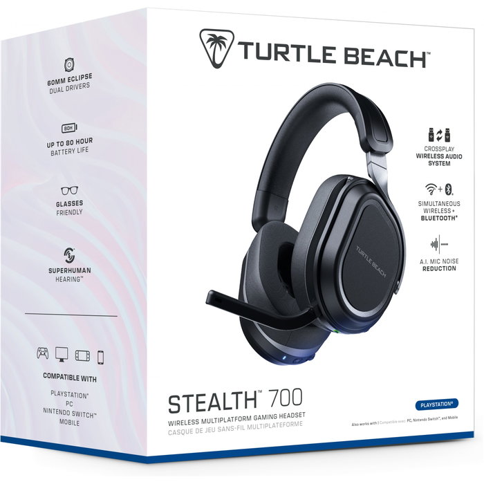 Turtle Beach Stealth 700 Gen 3 para PlayStation, Negro Turtle Beach Stealth 700 Gen 3 para PlayStation, Negro