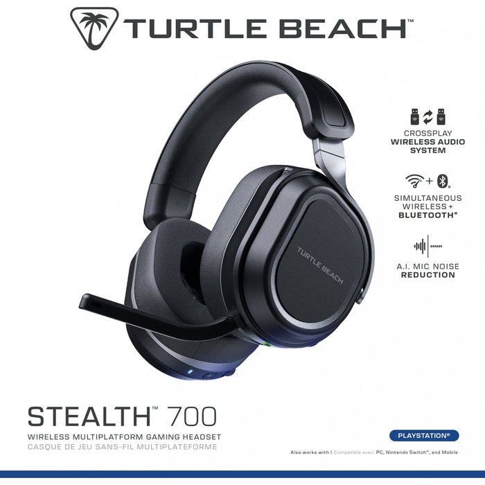 Turtle Beach Stealth 700 Gen 3 para PlayStation, Negro Turtle Beach Stealth 700 Gen 3 para PlayStation, Negro