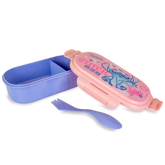 Kids Licensing Sandwichera de Stitch con Cubierto Disney para niños +3 años ST00158 Kids Licensing Sandwichera de Stitch con Cubierto Disney para niños +3 años ST00158