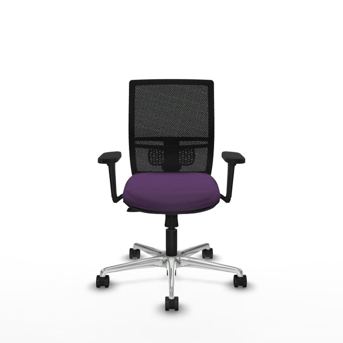 PIQUERAS Y CRESPO Silla de oficina Yunquera Morado y Negro