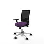PIQUERAS Y CRESPO Silla de oficina Yunquera Morado y Negro