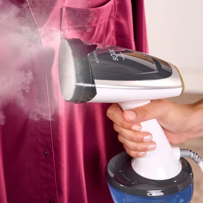 Solac Niagara Pro Vaporizador Manual de Prendas, Plancha Vertical 1680W, Depósito 0.2L, Vapor 40g/min, Color Blanco
