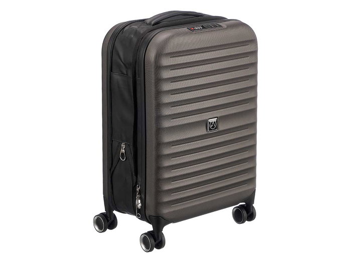 Arte Regal Maleta Plegable con Candado 37L, Antracita/Negro, ABS/PVC/Poliester, 4 Ruedas Dobles, Dimensiones Cerrada: 40 x 55.5 x 16 cm (Set de 3)