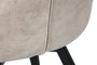 DKD Home Decor Silla PU Metal Beige