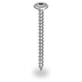 K2 Systems GmbH K2 Holzbauschraube 8x100 2004112 Rosca completa y cabeza de plato en acero inoxidable