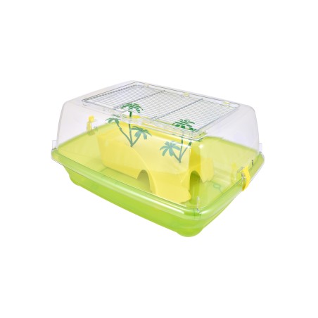 Nayeco Tortuguera Pacific Pequeña 32x39x20 cm Hábitat para tortugas de agua dulce con zona seca y de natación