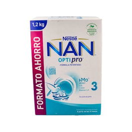 NAN Optipro 3 Bib 1.2 Kg Leche en Polvo para Niños a partir de 12 Meses