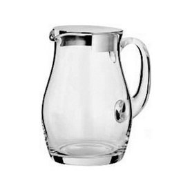 Sambonet Jarra de zumos con tapa de cristal, capacidad 2 litros (23 cm de alto) - Modelo DOSMIL