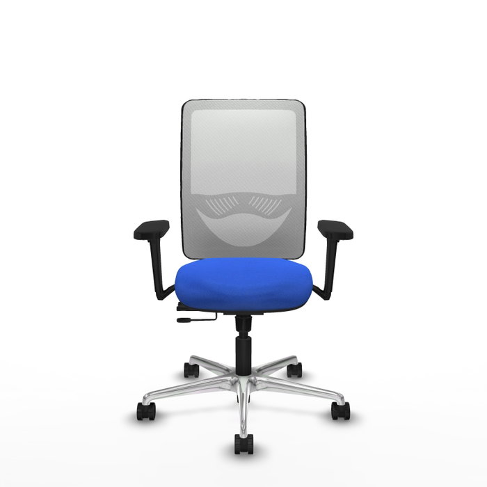 PIQUERAS Y CRESPO Silla de oficina Zulema Azul con mecanismo Sincro/Traslack