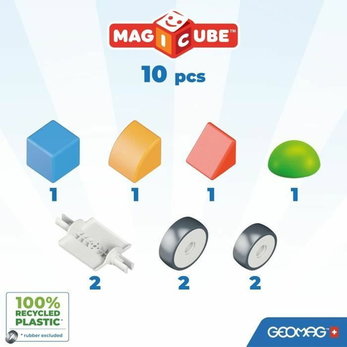 Geomag Magicube 308 - 10 piezas - Bloques Magnéticos