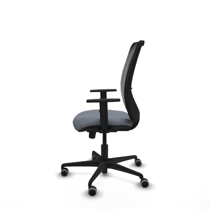PIQUERAS Y CRESPO Silla de oficina Zulema con mecanismo Sincro, Gris y Negro PIQUERAS Y CRESPO Silla de oficina Zulema con mecanismo Sincro, Gris y Negro