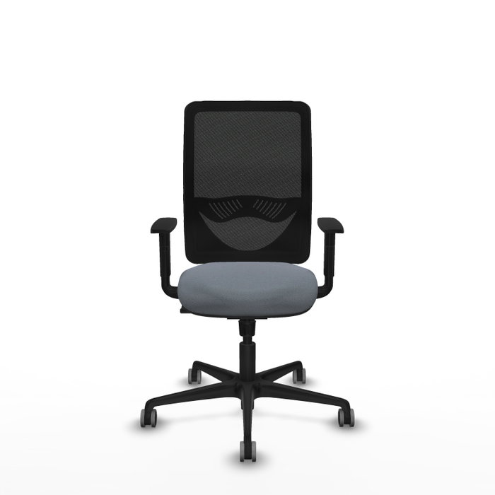 PIQUERAS Y CRESPO Silla de oficina Zulema con mecanismo Sincro, Gris y Negro PIQUERAS Y CRESPO Silla de oficina Zulema con mecanismo Sincro, Gris y Negro