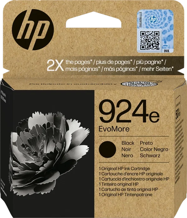 HP Cartucho de tinta negro 924e original ~1.000 páginas (4K0V0NE) HP Cartucho de tinta negro 924e original ~1.000 páginas (4K0V0NE)