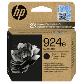 HP Cartucho de Tinta Original EvoMore 924e Negro, Alto Rendimiento (XL), 1000 páginas