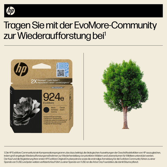 HP 924e EvoMore Cartucho de Tinta Negro XL