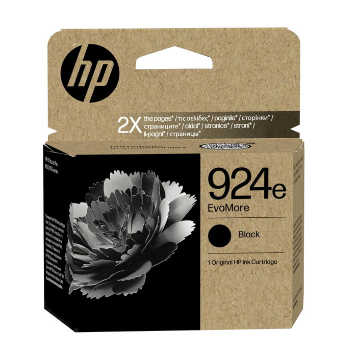 HP 924e EvoMore Cartucho de Tinta Negro XL