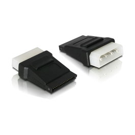 DeLOCK Adaptador de alimentación SATA 15 pin a Molex 4 pin