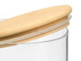 Vivalto Set de 12 Tarros Redondos de Borosilicato con Tapa de Bambú, 800 ml